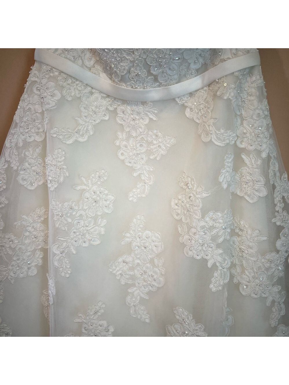 Galina Strapless Bridal or Quinceañera Gown- Midi Length - Picture 5 of 12